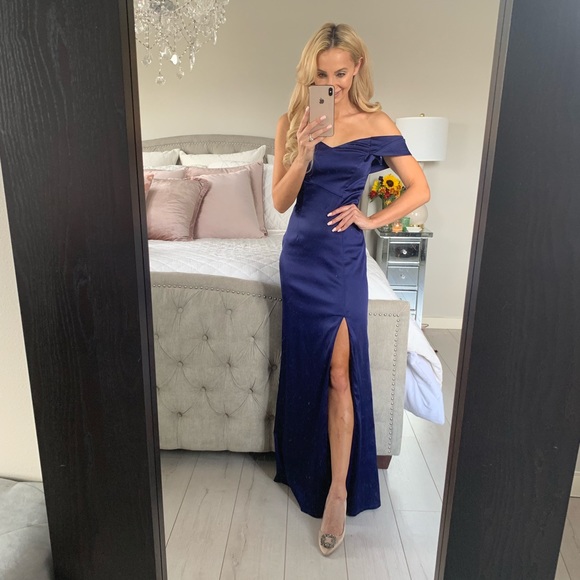 Blue Formal/ Cocktail Dress by Way-In Clothing Co. - Picture 4 of 8